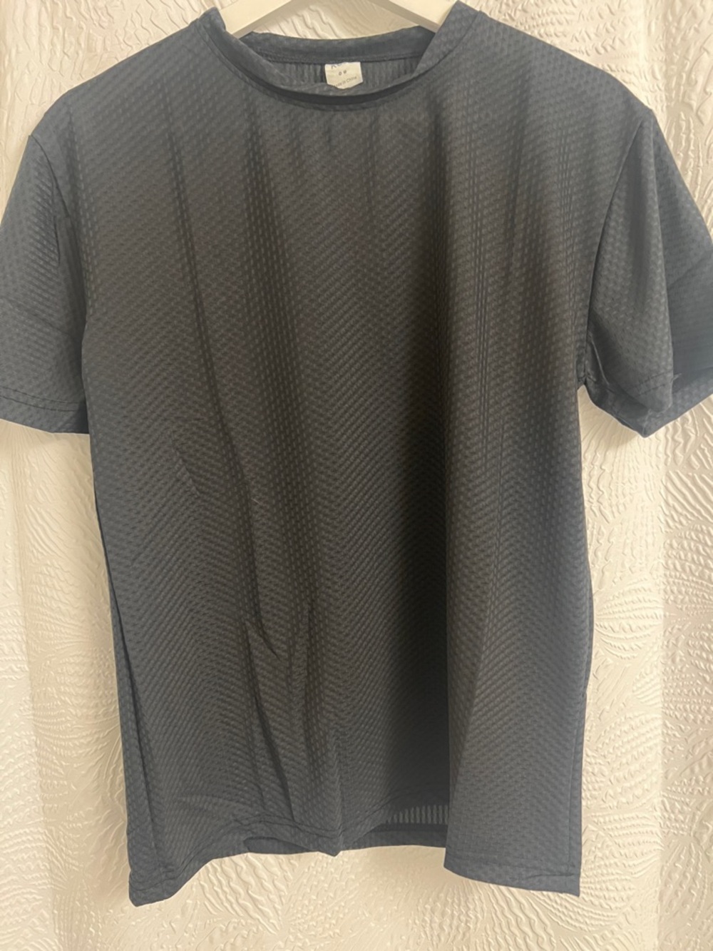 Men's Short Sleeve Textured Crew Tee - Black
